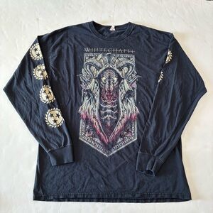 001 - WHITECHAPEL DEATHCORE METAL BAND THRASH LONG SLEEVE SHIRT